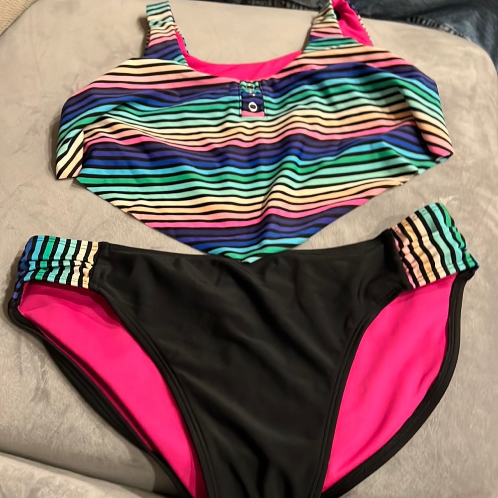 Two piece bathing suit